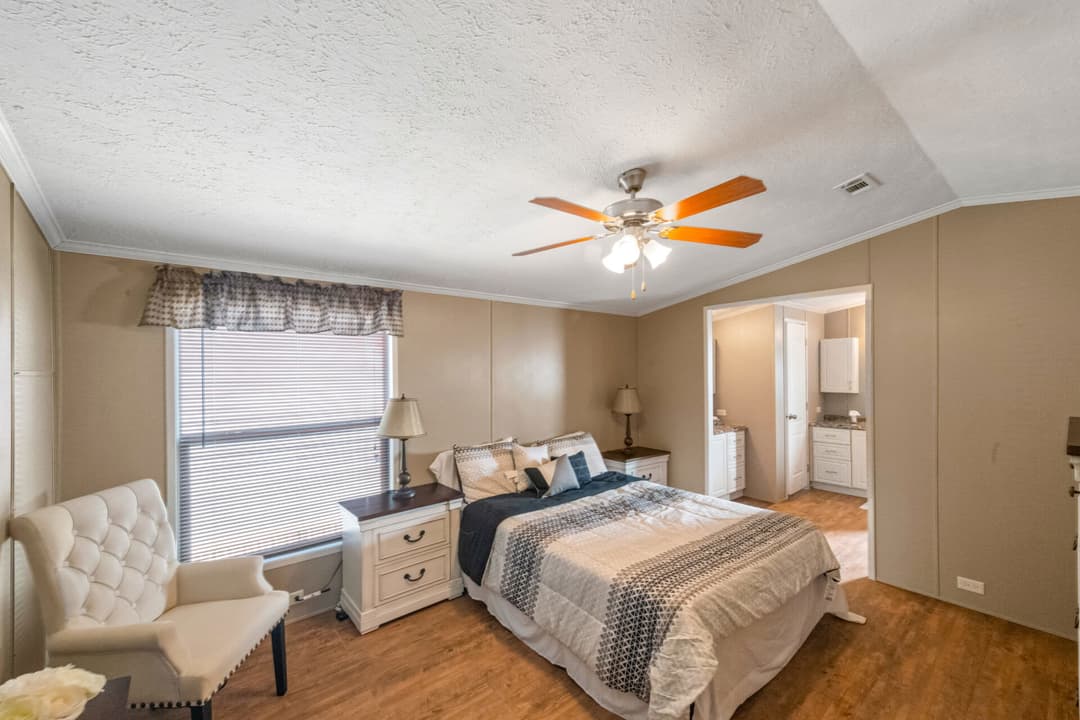 The knight bedroom home features