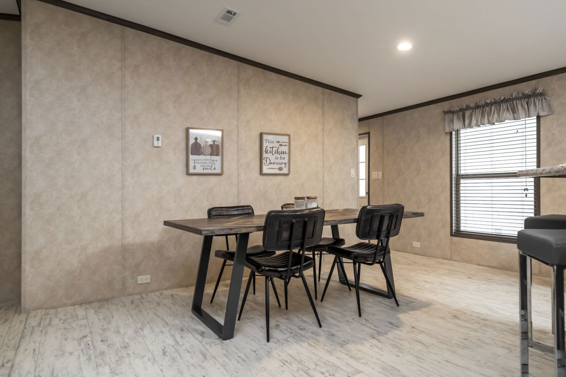 The bishop interior home features