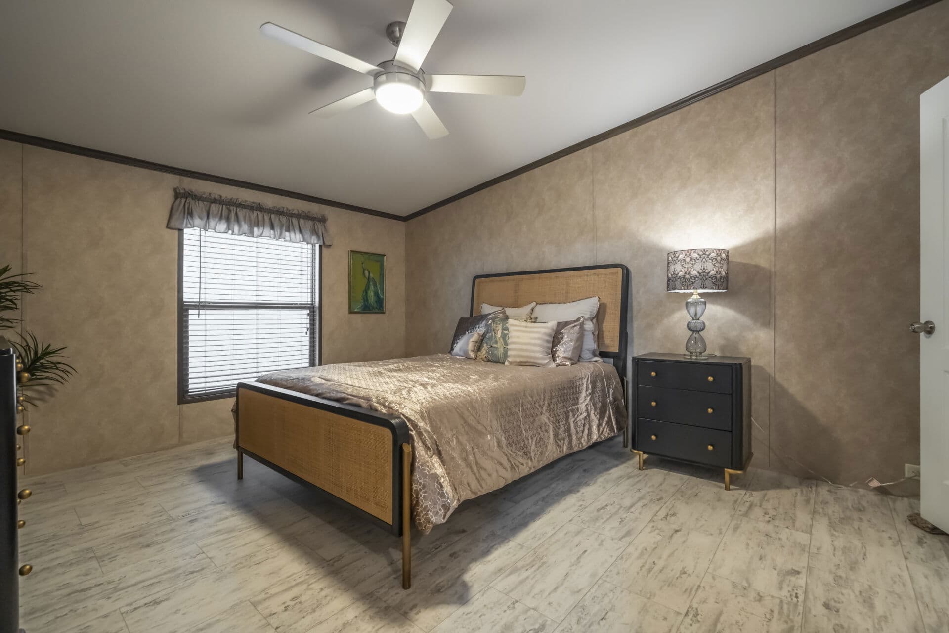 The bishop bedroom home features