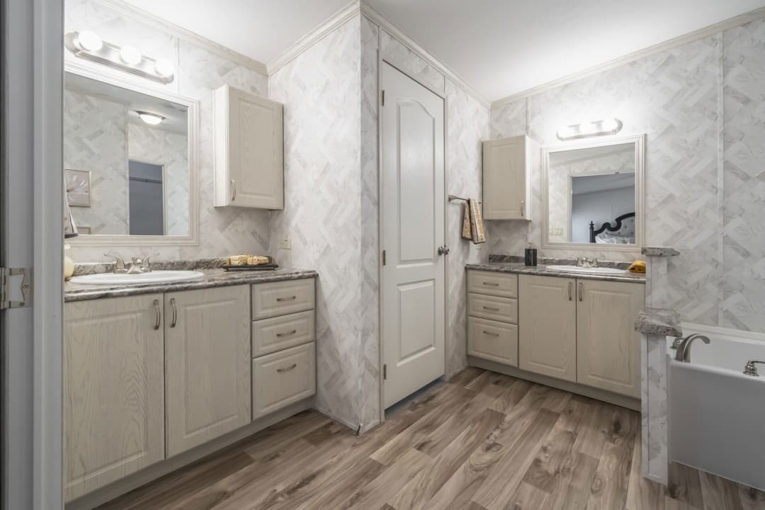 The rook bathroom home features
