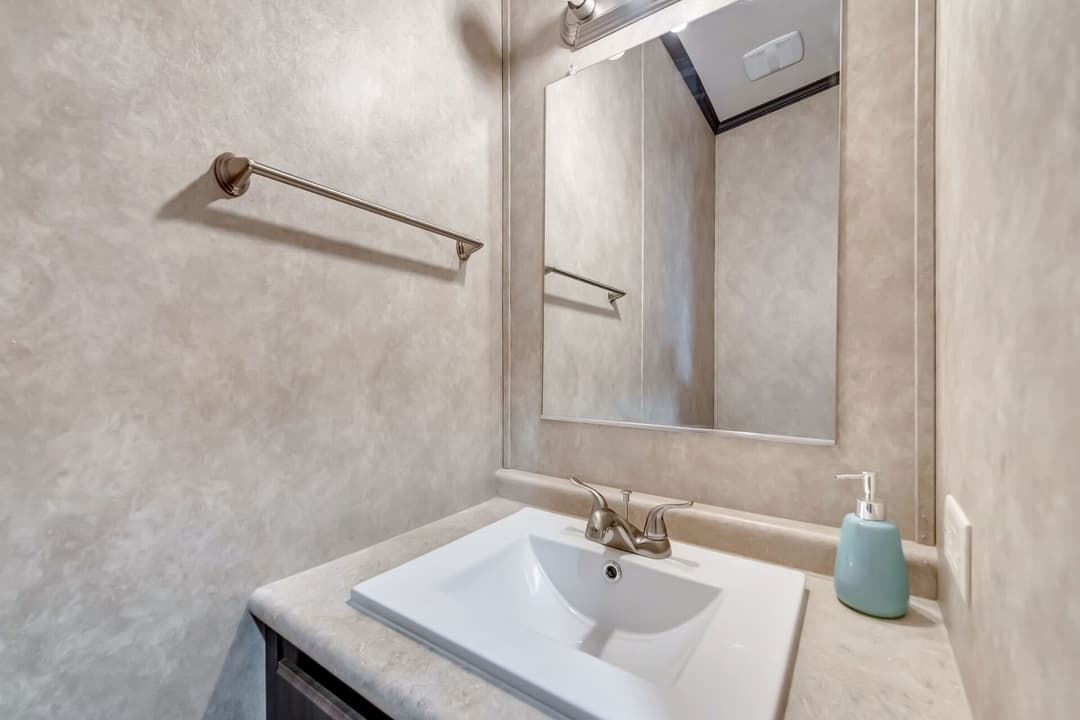 The king bathroom home features