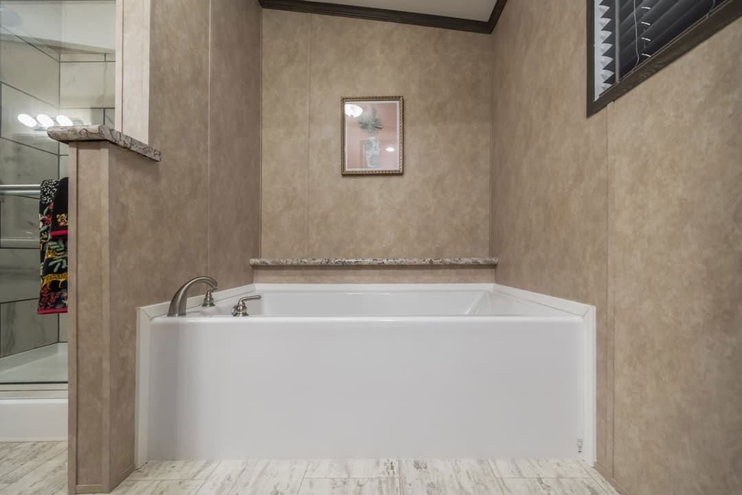 The bishop bathroom home features