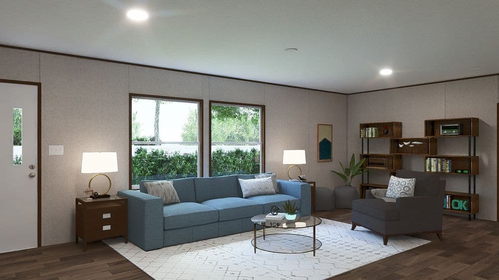 Spruce interior home features