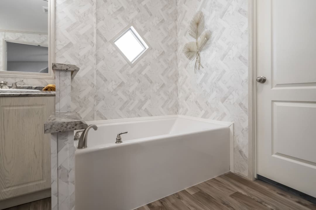 The rook bathroom home features