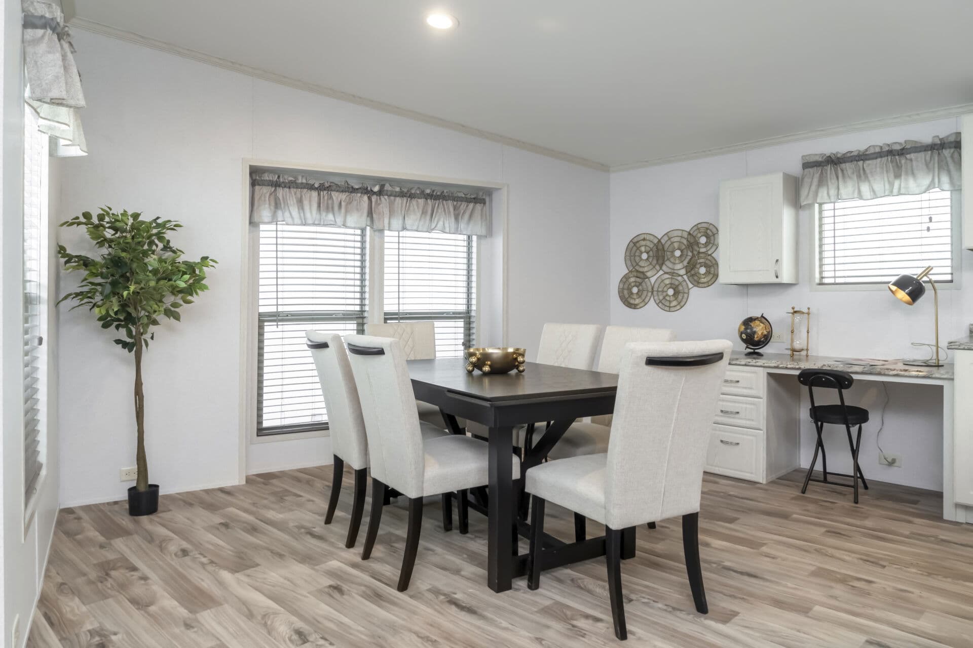 The rook interior home features