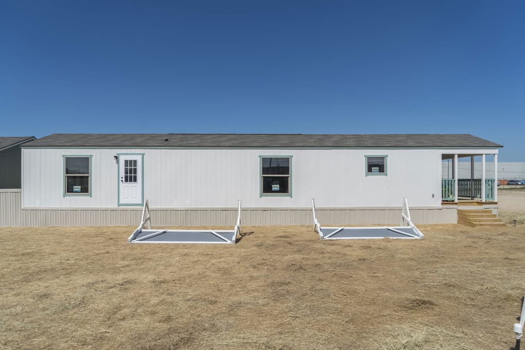 The queen elevation and exterior home features