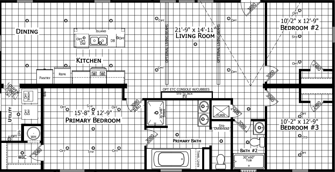 Rm2852d floor plan home features