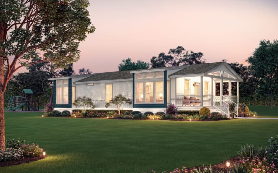 Swan l52ep8 elevation and exterior home features