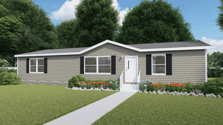Spruce hero, elevation, and exterior home features