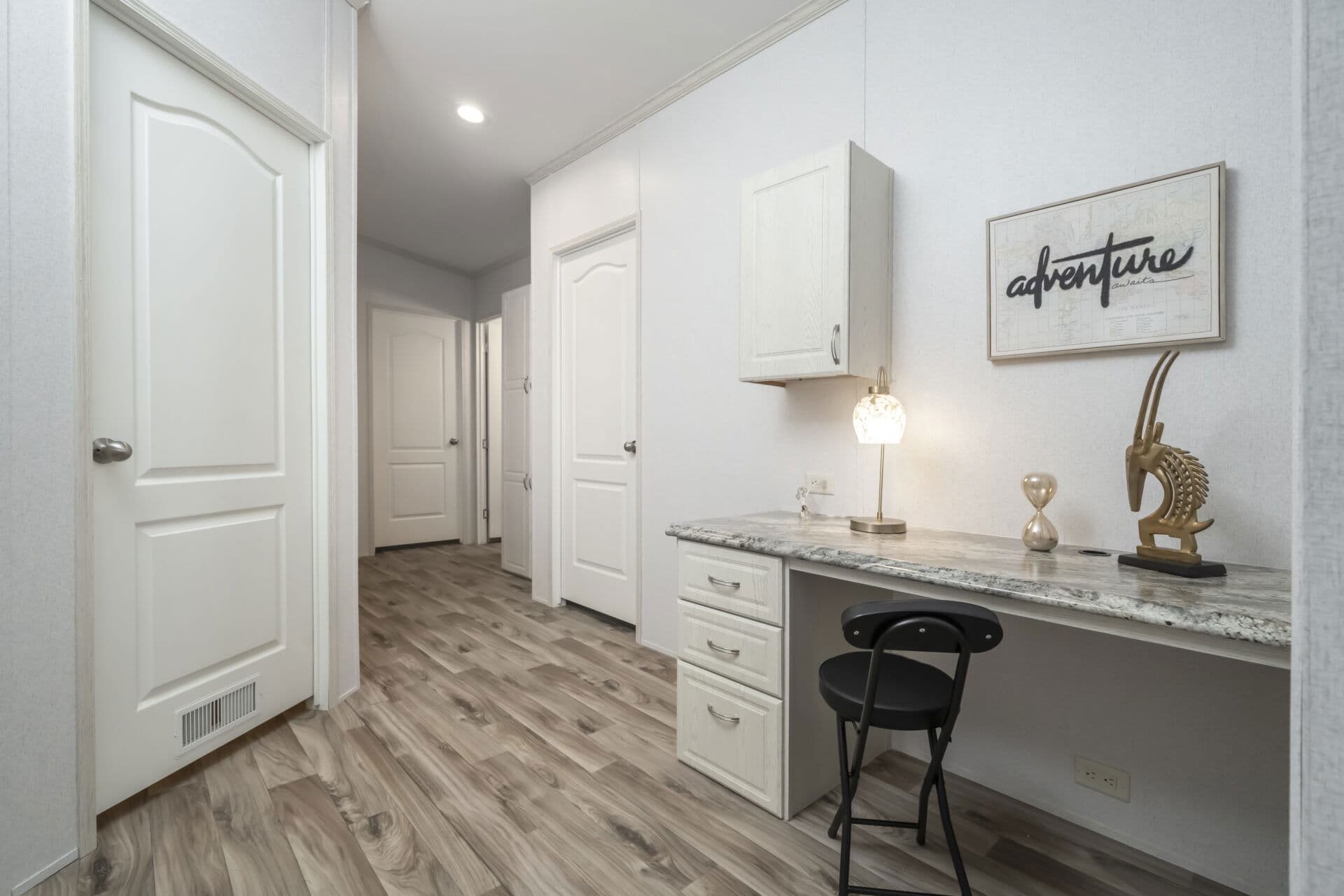 The rook interior home features