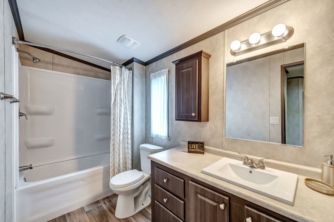 The king bathroom home features