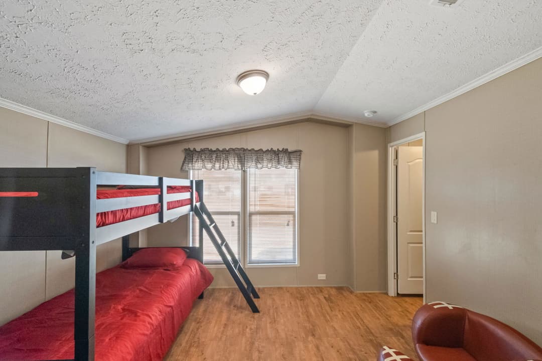 The knight bedroom home features