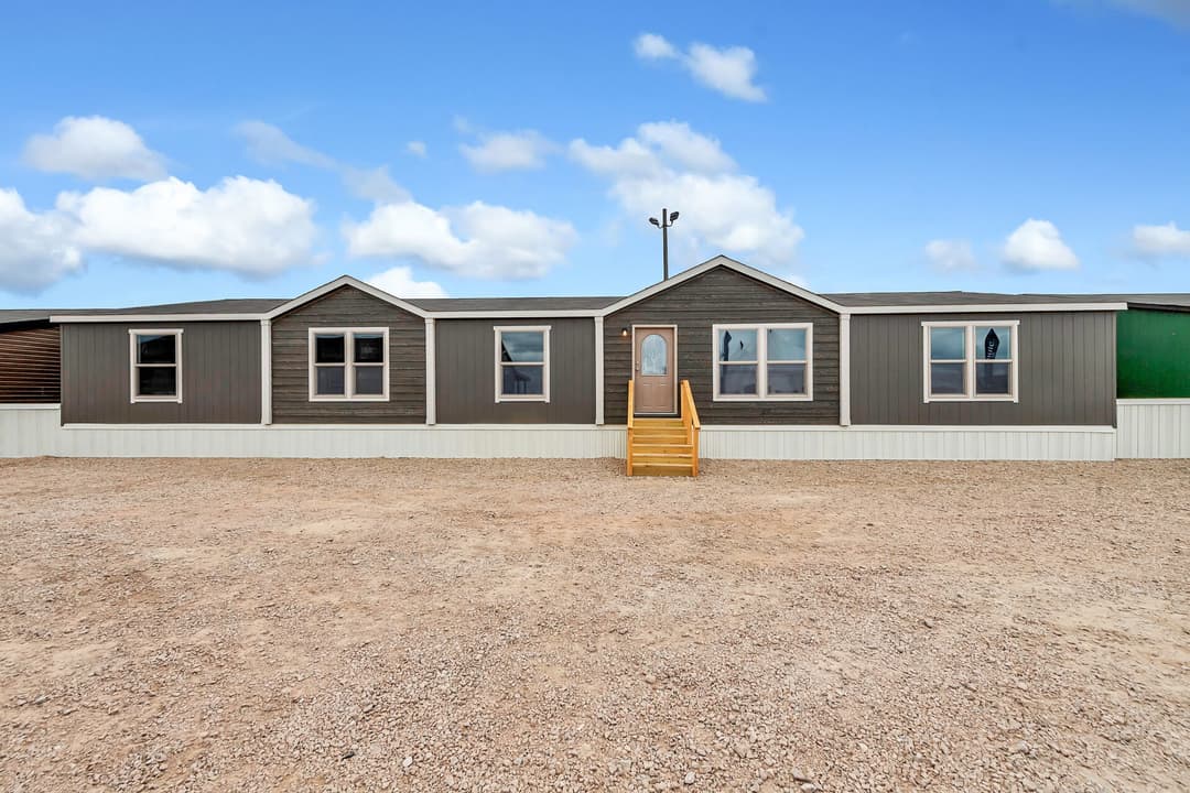 The king elevation and exterior home features