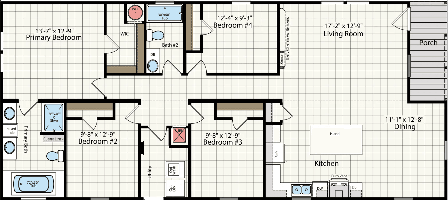 Select xl csd2860l floor plan home features