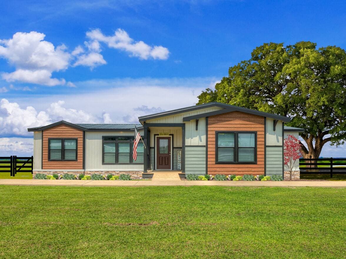 Vintage farmhouse flex 47643a hero, elevation, and exterior home features